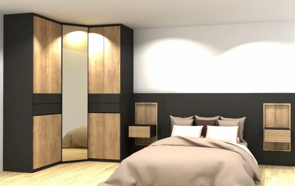 dressing chambre sur mesure plan 3D