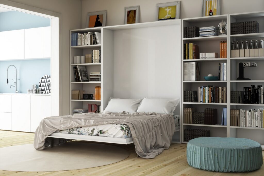 Lit gain de place escamotable sur mesure